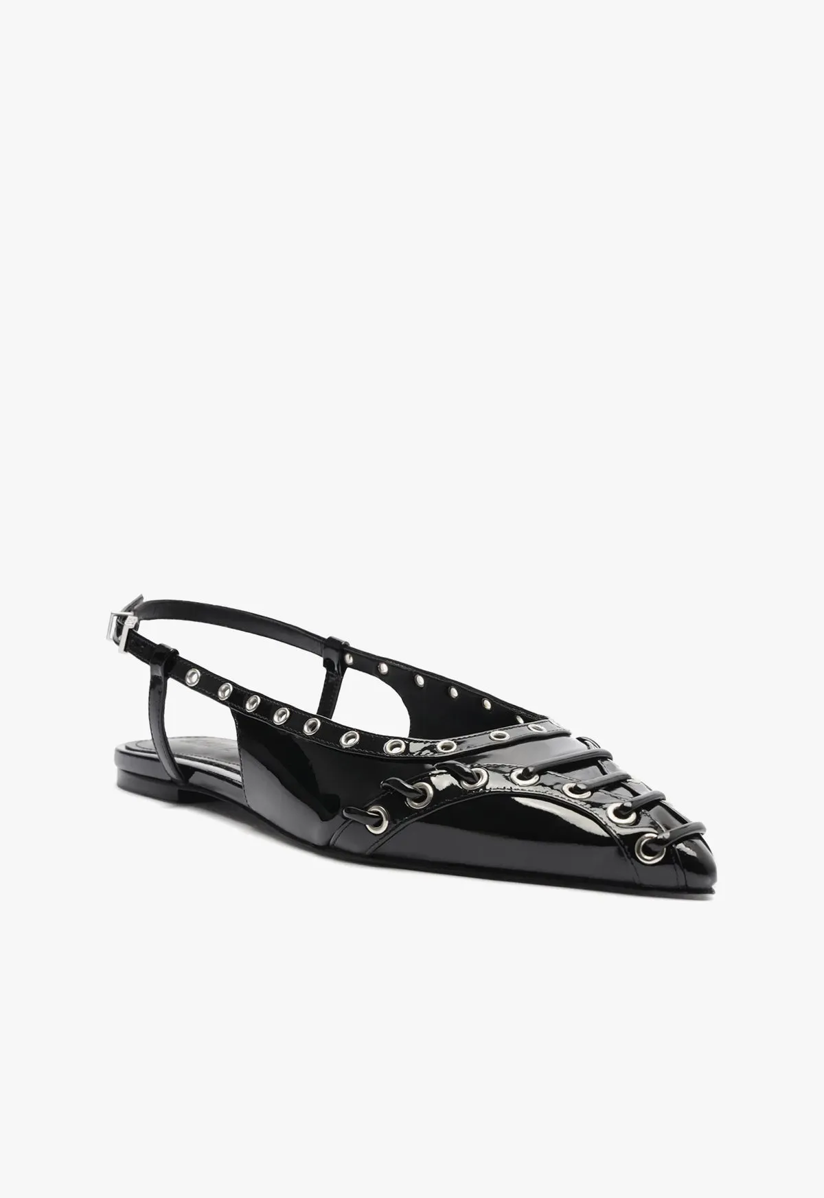 Ruth Patent Leather Flat