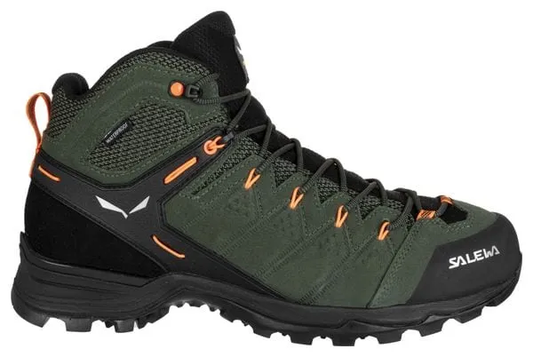 Salewa Alp Mate Mid Wp Hiking Shoes Green