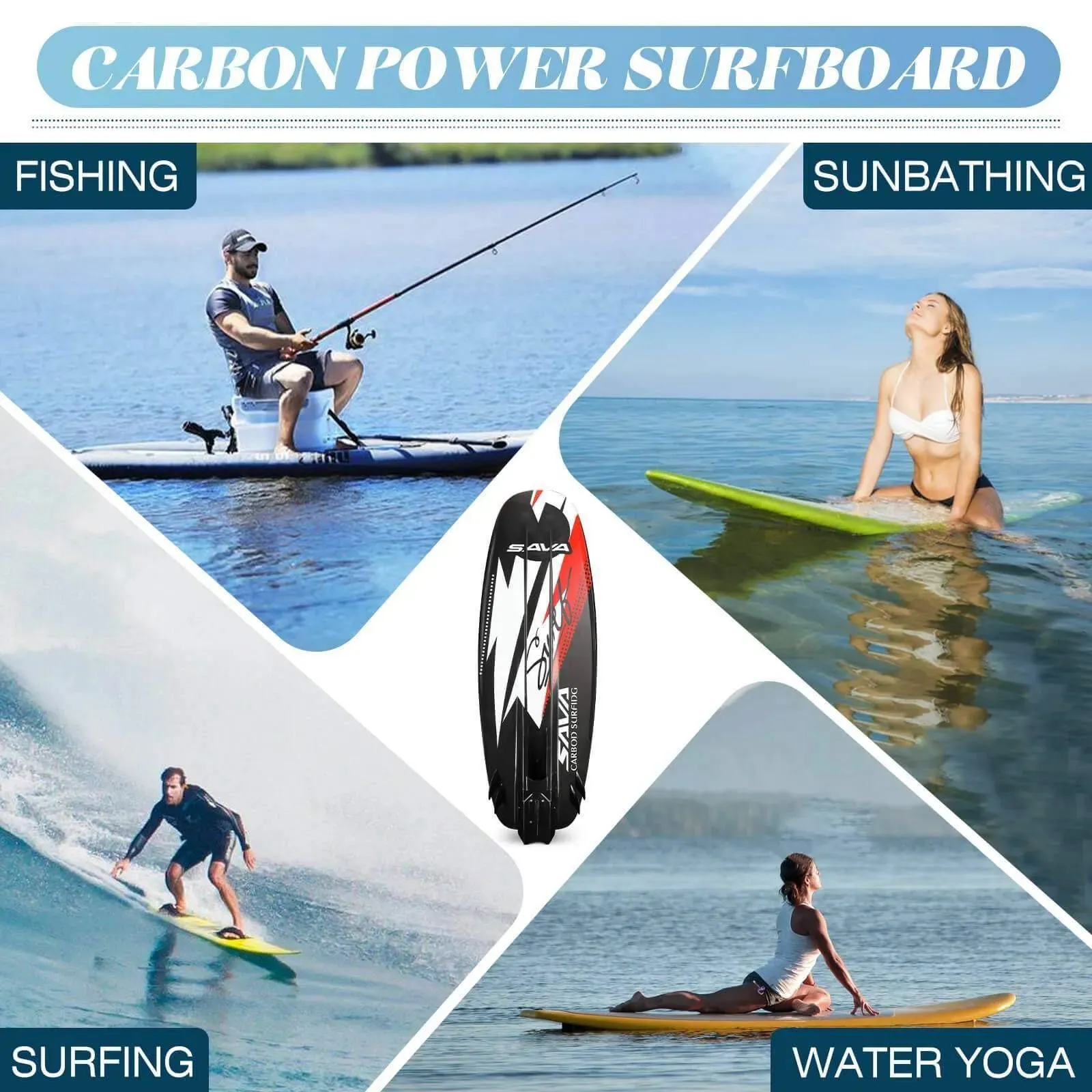 SAVA Carbon Powered Surfboard Motorized Surfboard