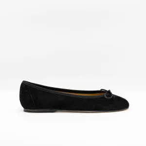 Scala ballet flats in black suede