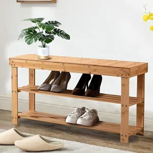 Shoe Rack BenchStorage Organizer 3 Tier