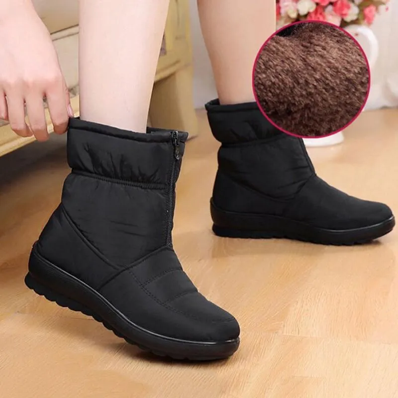 Snow ankle boots - warm and stylish winter footwear