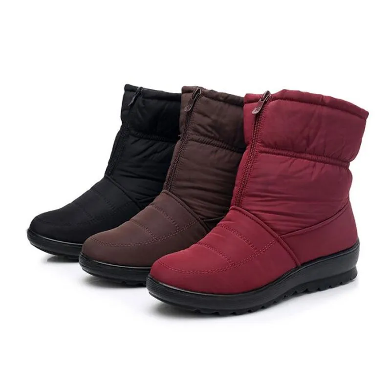 Snow ankle boots - warm and stylish winter footwear