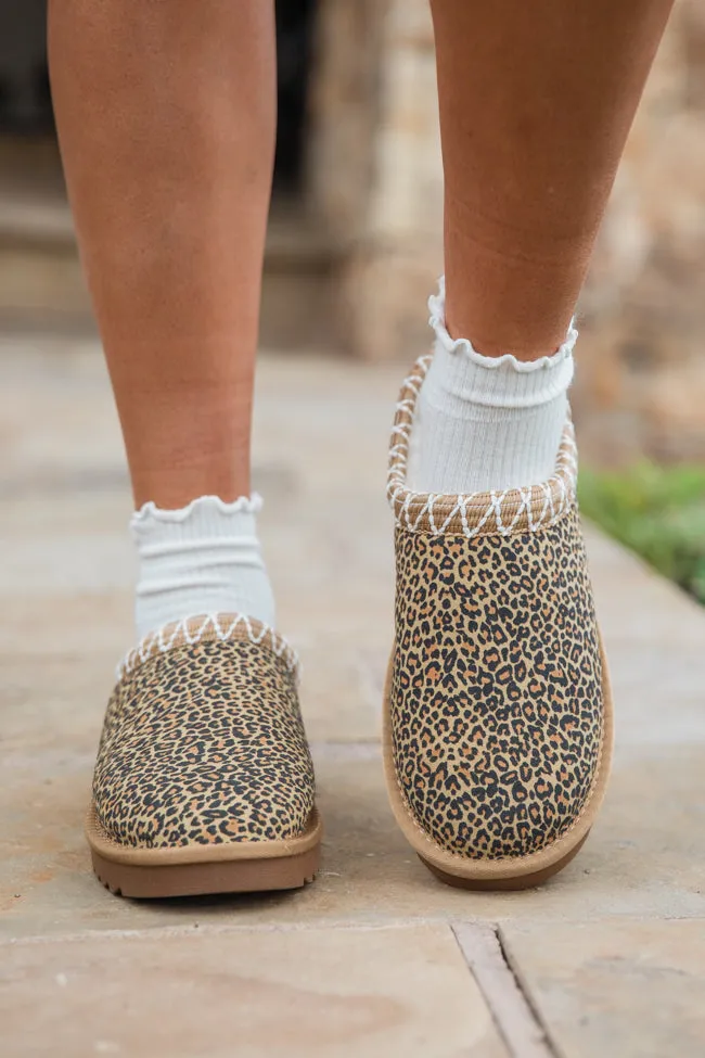 Sydney Leopard Short Slip-On Bootie