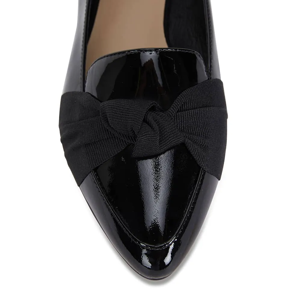 Tango Flat in Black Patent