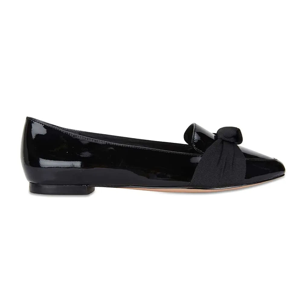 Tango Flat in Black Patent