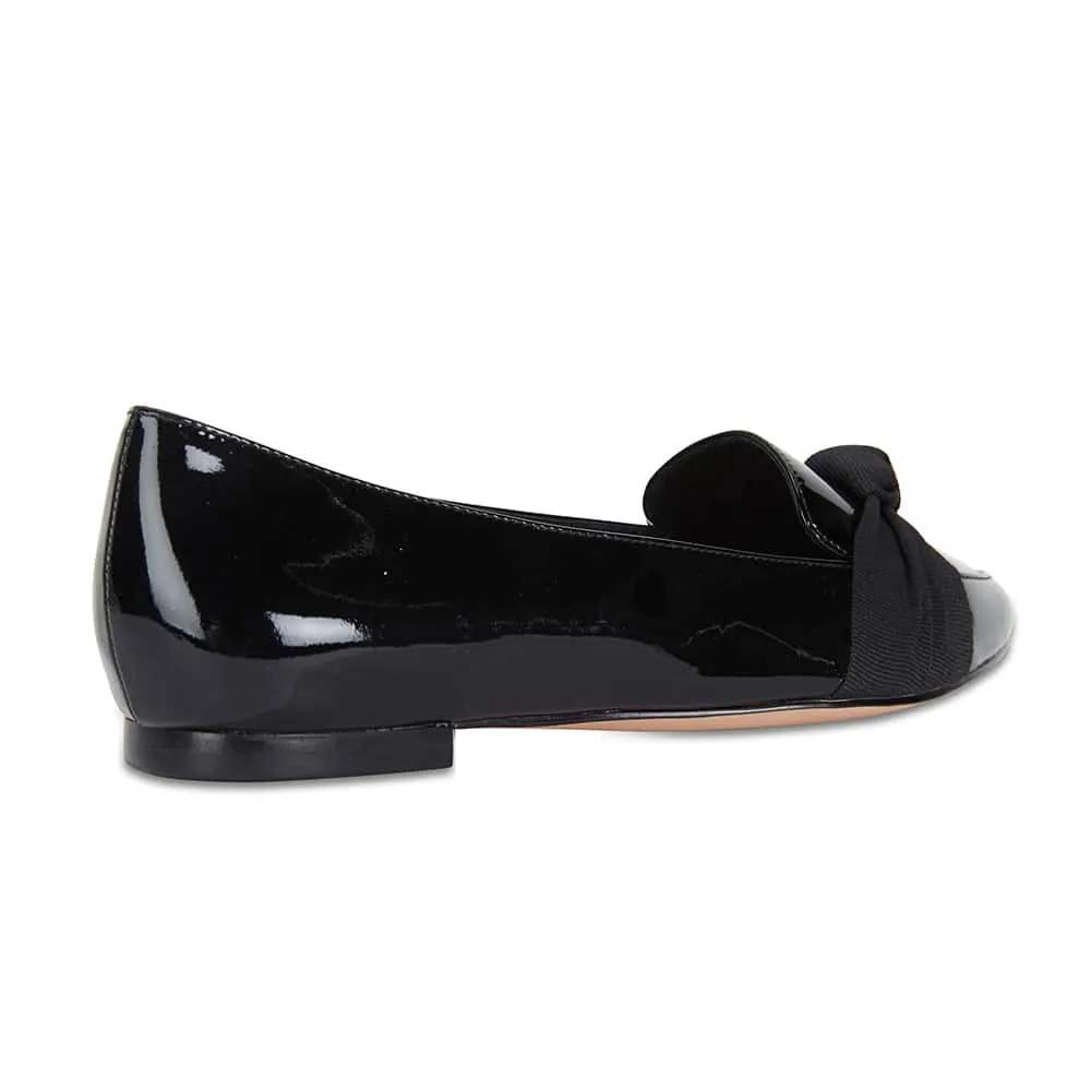 Tango Flat in Black Patent