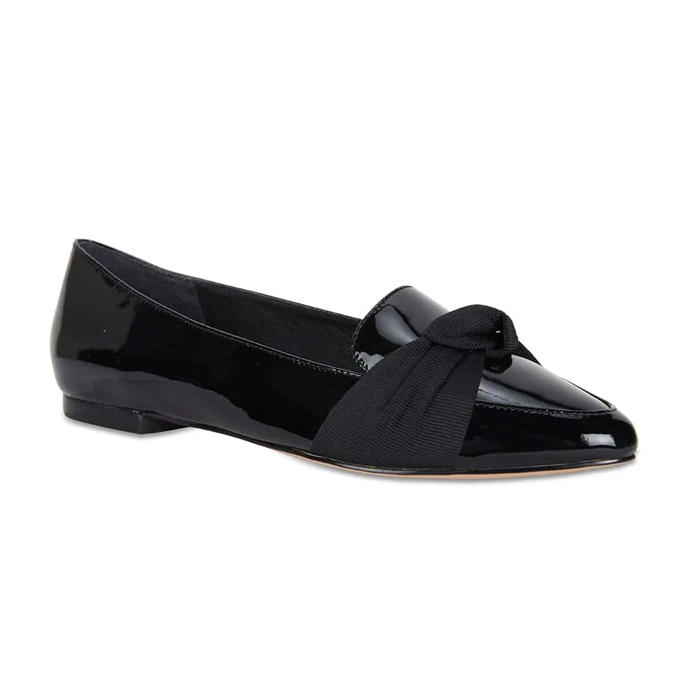 Tango Flat in Black Patent