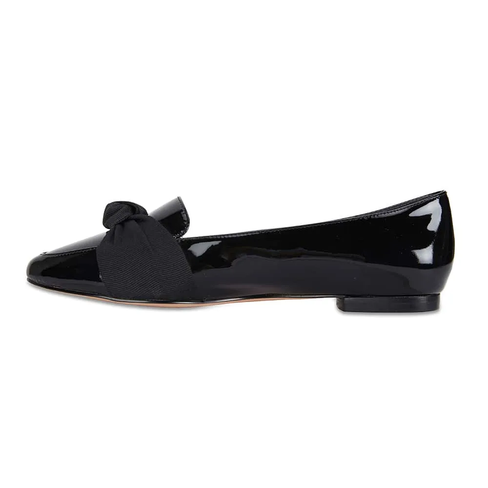 Tango Flat in Black Patent