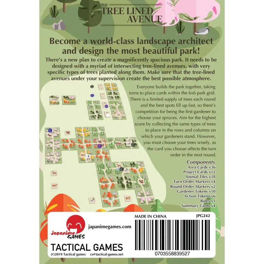 The Tree Lined Avenue - Board Game