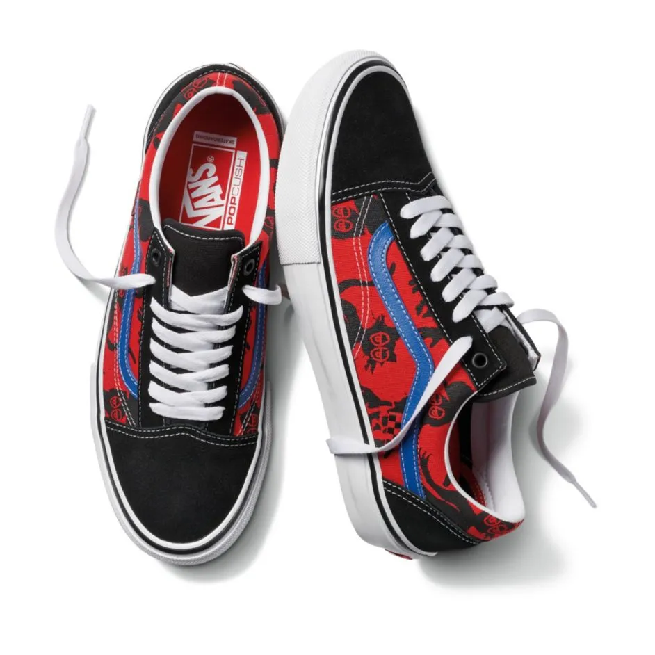 Vans Skate x Krooked By Natas For Ray Old Skool Skateboard Shoe