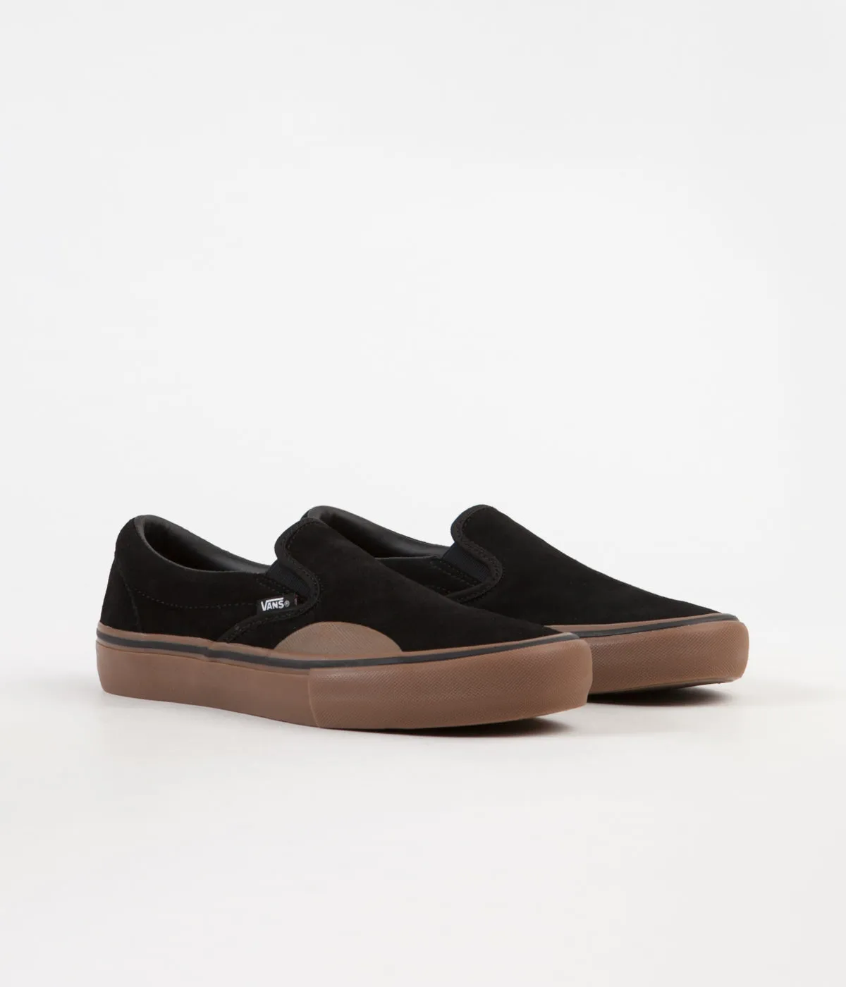 Vans Slip On Pro Shoes - (Rubber) Black / Gum