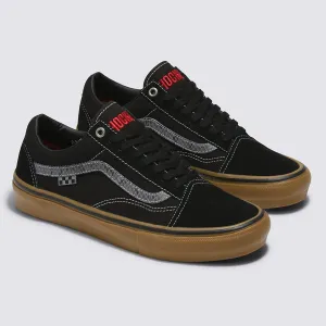 Vans x Hockey Skate Old Skool Skateboard Shoe - Black/Gum