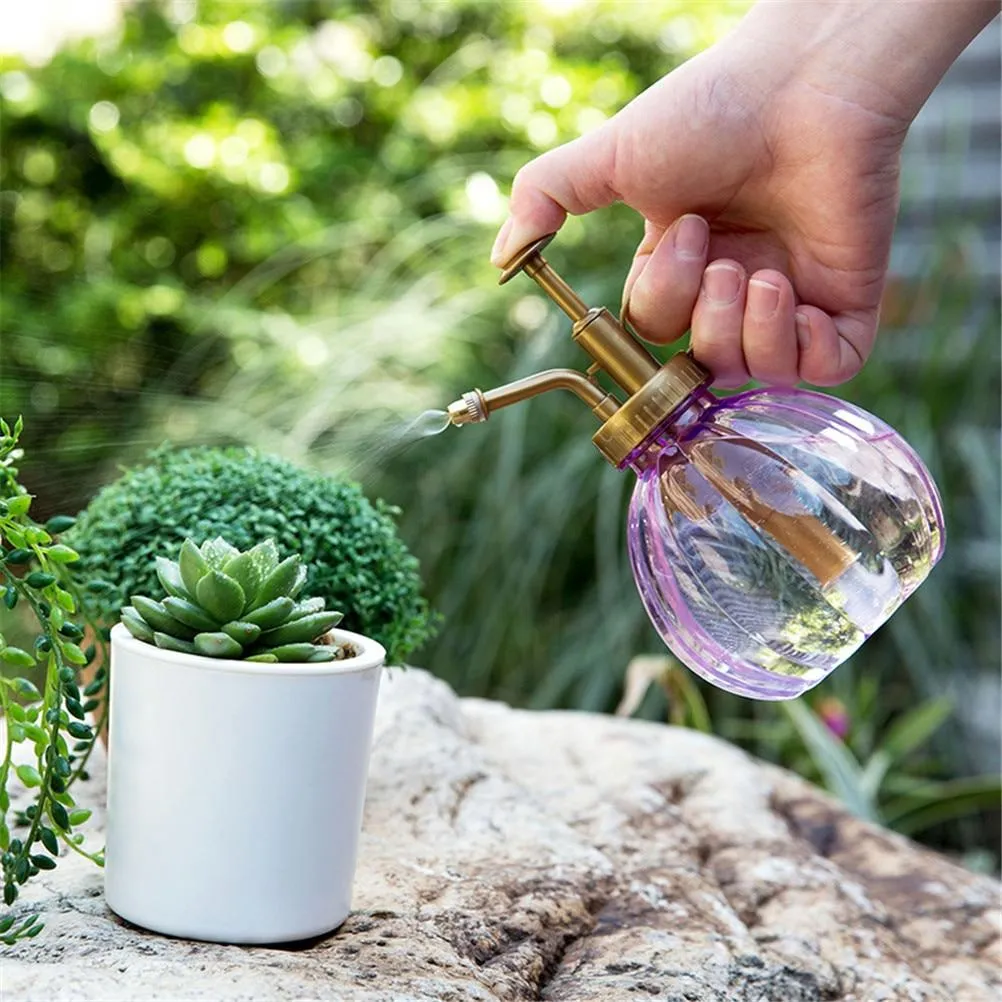 Vintage Brass Plant Flower Spray Bottle