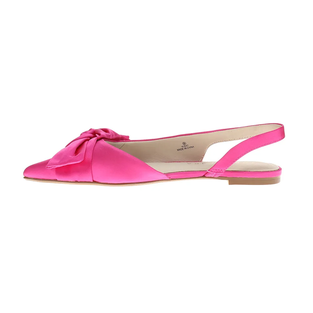 Violet Slingback Flats