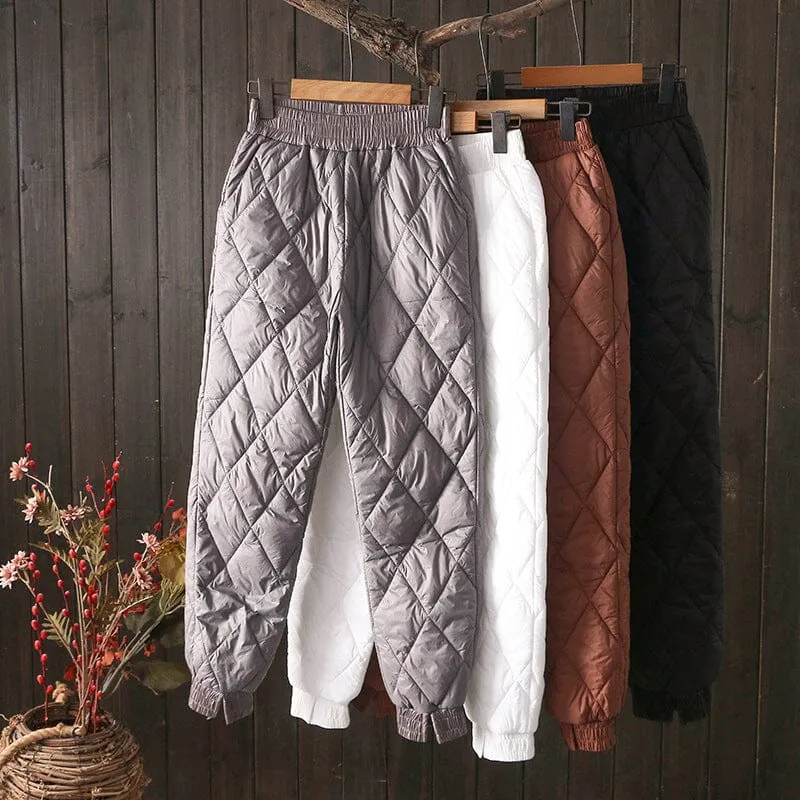 Warm Down Cotton Trousers