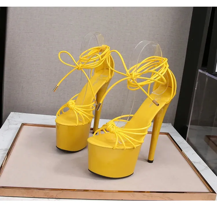 Waterproof Stripper High Heels