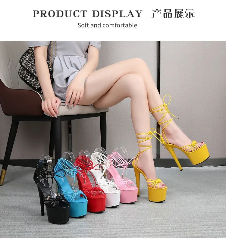 Waterproof Stripper High Heels