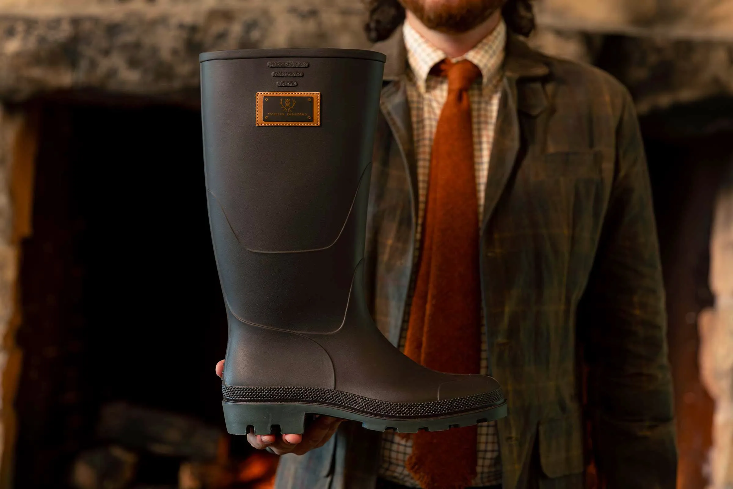 Wellington Waterproof PVC Boots - Walnut