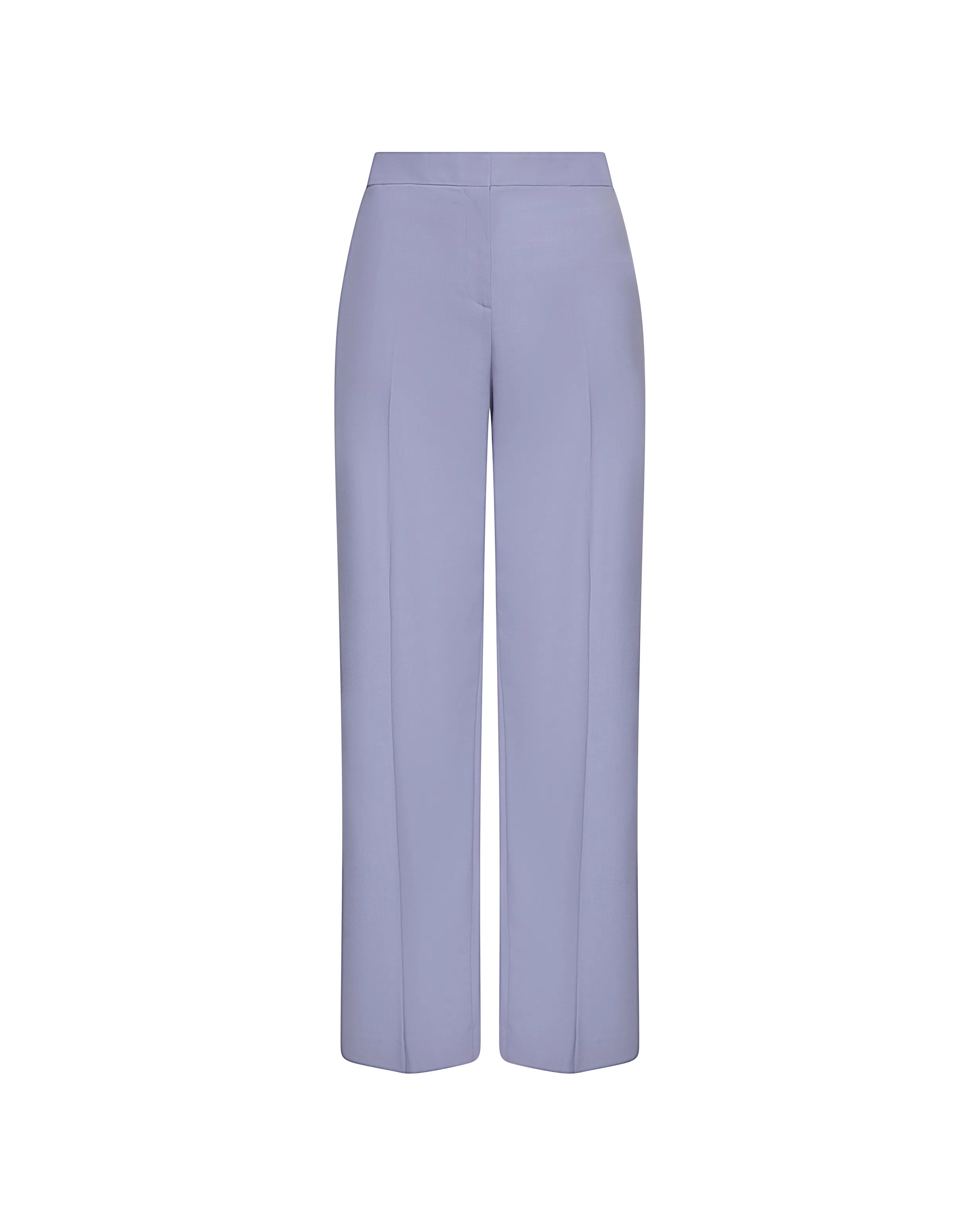 Wide Leg Trouser in Seasonless Wool | Lilac