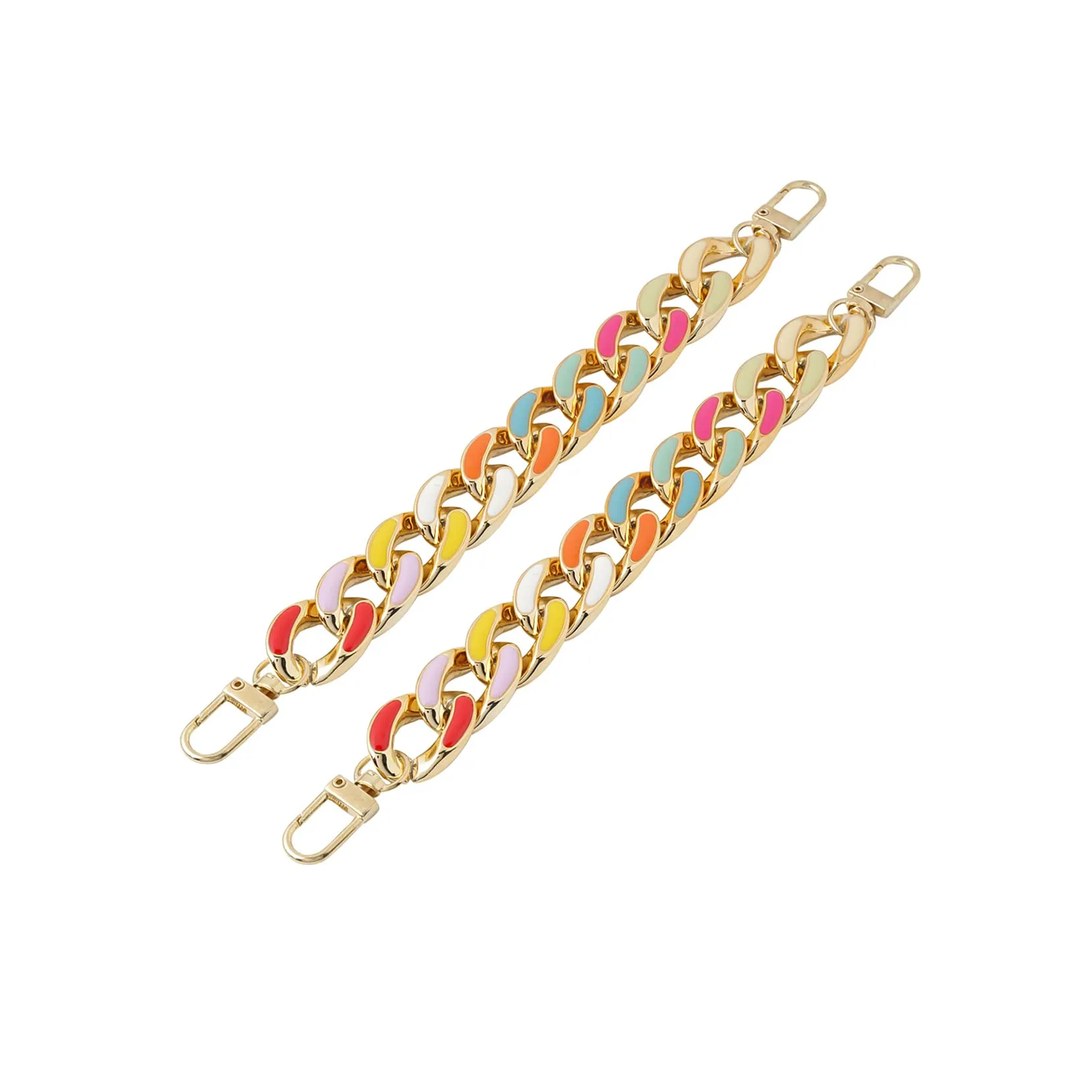 Yellow Chimes Shoe Chains for Girls and Boys | Shoe Accessories Link Chain Design | Shoe Decoration Charms| Shoe Chains for Unisex | Pack of 2 pieces | Shoe Chain Charms for Croc